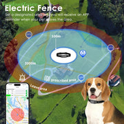 Collier intelligent 4G GPS pour animaux de compagnie, pour chiens et chats, localisation GPS Wi-Fi en temps réel, étanchéité IP67, surveillance d'activité