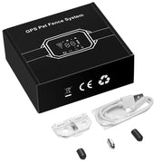 Collier de dressage pour chien 1000 m, GPS électrique, clôture sans fil, IPX7, étanche, électronique, pour chiens de petite, moyenne et grande taille