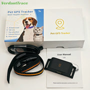 Collier intelligent 4G GPS pour animaux de compagnie, pour chiens et chats, localisation GPS Wi-Fi en temps réel, étanchéité IP67, surveillance d'activité
