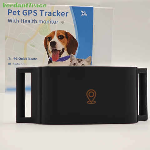 Collier intelligent 4G GPS pour animaux de compagnie, pour chiens et chats, localisation GPS Wi-Fi en temps réel, étanchéité IP67, surveillance d'activité