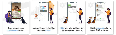 Collier GPS pour chat avec étiquette nominative QR et support AirTag, protection 2 en 1, collier réfléchissant pour chaton, étui AirTag pour chats